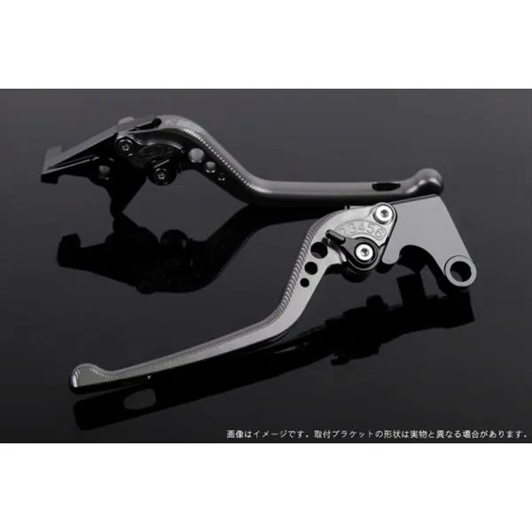 バイク ハンドル エスエスケイ スピードラ アジャストレバー 3D ロング チタン/ブラック NINJA400R 11-13 NINJA400 14-17 KA0404677-BK 取寄品