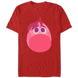 ディズニー メンズ トップス Tシャツ グラフィック Disney's Inside Out 2 Embarrassment Head Men's Graphic Tee Red レッド