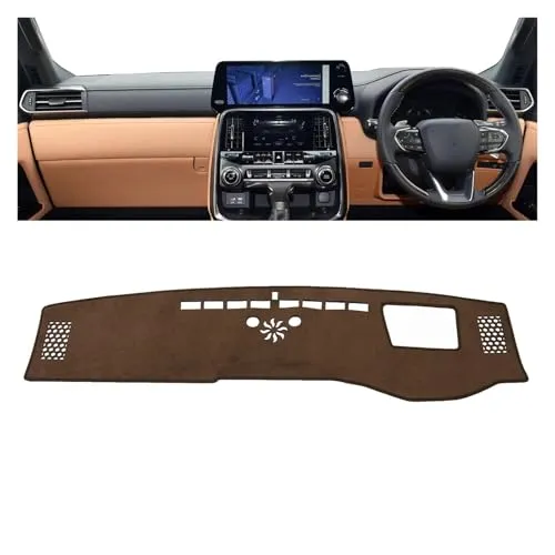 ダッシュボードカバー レクサス用 LX600用 LX700h用 2022-2025 保護カーペット ダッシュパッド アクセサリー ダッシュマット 車用ダッシュボードマット 車内 ダッシュボードカバー(RHD Brown)