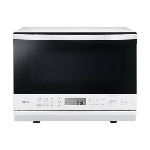 TOSHIBA(東芝) スチームオーブンレンジ 石窯ドーム ER-D70A(W) ホワイト 250℃ 1段調理 フラットテーブル 電子レンジ 赤外線センサー ノンフライ調理 簡単お手入れ 小型 新生活 一人暮らし 二人暮らし ファミリー