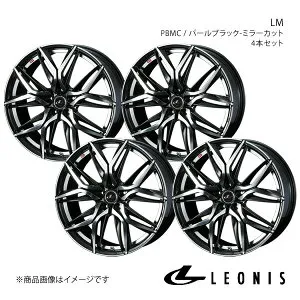 LEONIS/LM マークX 120系 FR アルミホイール4本セット【16×6.5J 5-114.3 INSET40 PBMC】0040794×4
