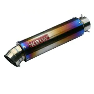 K2tec(ケイツーテック) GPスタイル STDチタンサイレンサー 3ピース 320mm/φ100/60.5/ スプリングフックタイプ gps3p-32t6h6 バイク スリップオンマフラー・サイレンサー