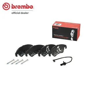 brembo ブレンボ ブラックブレーキパッド フロント用 アウディ Q5 8RCDNF H21.6～H23.6 2.0 TFSI クワトロ 送料:全国一律無料