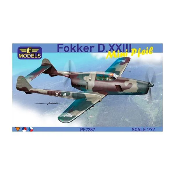 送料無料◆LFモデル 1/72 フォッカー D.XXIII 試作双発戦闘機 プラモデル LFMPE7287 【5月予約】