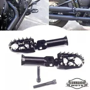 リアワイドフットペグ ハーレーソフテイル用 FXLR FLFBS FLSB FLHCS FXBR FXBB 2018-UP Rear Wide Foot Pegs For Harley Softail FXLR FLFBS FLSB FLHCS FXBR FXBB 2018-UP 【並行輸入品】