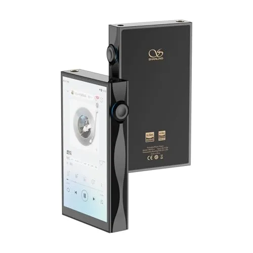 SHANLING M3 Plus HiFi ポータブルミュージックプレーヤー USB DAC AMP Android13プレーヤー、ポータブルデジタルオーディオプレーヤー、MP3/MP4プレーヤー、Snapdragon 665 4GB+64GB、4X CS