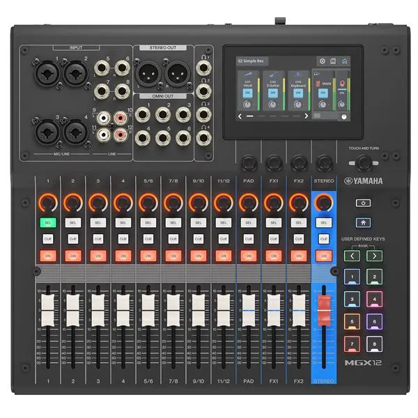 YAMAHA MGX12 B ブラック コンパクトデジタルミキシングコンソール