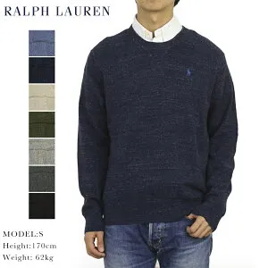 ポロ ラルフローレン メンズ コットン クルーネックセーター POLO Ralph Lauren Men's Vintage Cotton Crew Sweater US