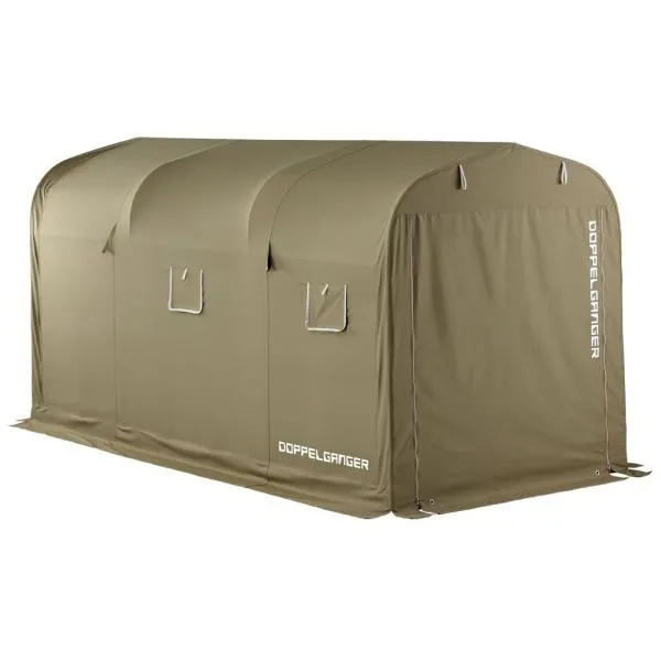 DOPPELGANGER ドッペルギャンガー STORAGE BIKE GARAGE[ストレージバイクガレージ] カラー：カーキ バイクガレージ 保管・盗難防止用品