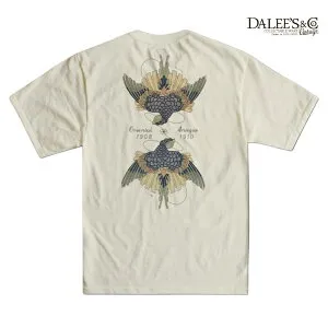 【当店オススメ】DALEE'S&CO (ダリーズ＆コー) 鏡燕 [ORT2025-B] tシャツ カットソー コットン 吊り編み 天竺 ガス焼き オリエンタル 燕 アメカジ メンズ 日本製 送料無料