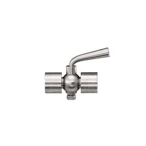 ※法人専用品※エスコ G 3/8xG 3/8 メートルコック(ステンレス) EA729HD-12 1個