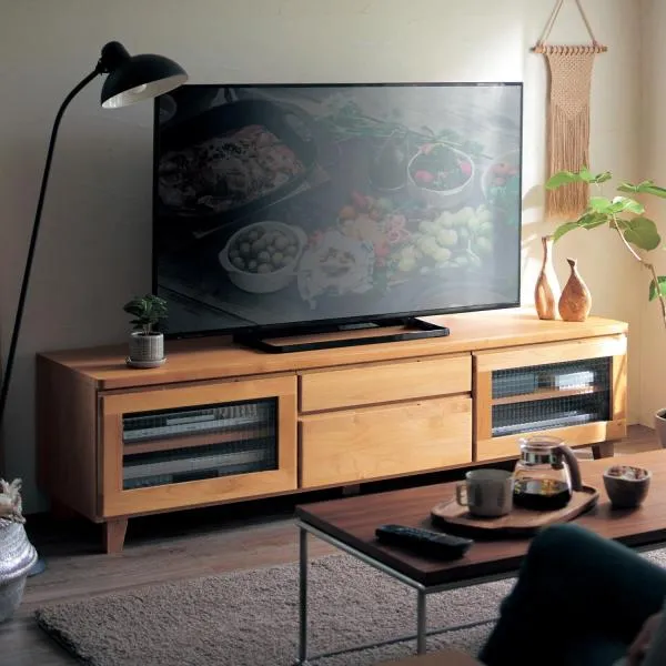 テレビ台 テレビボード tv台 tvボード ローボード テレビラック 低ホルマリン 脚付 角丸 おしゃれ リビング ダイニング 日本製 シンプル おしゃれ G/130×35