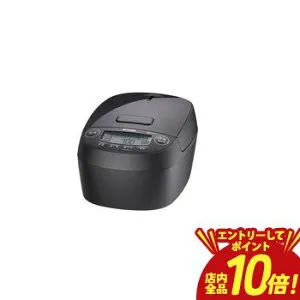 【P10倍（要エントリー）＋クーポン／お買い物マラソン】タイガー 炊飯器 JPV-Y100 | TIGER JPVY100KV 圧力IH炊飯器 炊きたて 遠赤3層土鍋コート釜 5.5合 モーブブラック