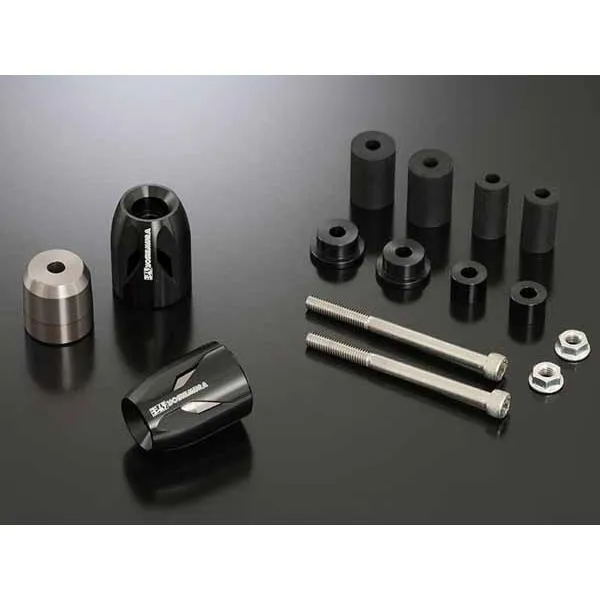 ヨシムラ GSX-R1000/SV650/GB350他 ヨシムラ ハンドルバーエンドHigh Line 汎用φ14～19 スレートグレー 696-0H6-5200