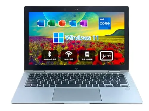 【整備済み品】 13.3型タッチパネルノートPC Elitebook X360 1030 G3 HP／Win 11 Pro／MS Office H&B 2019／第8世代Core i7／16GBメモリ／2000GB SSD／SkyinkのWIFI／カメラ／