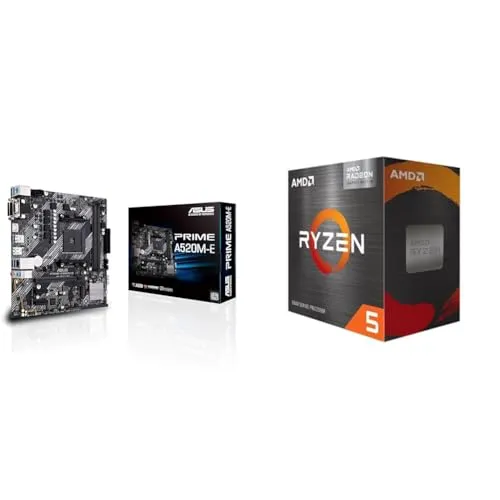 【セット買い】ASUS AMD A520 搭載 Socket AM4 対応 マザーボード PRIME A520M-E 【MicroATX】＋[Amazon.co.jp限定] AMD Ryzen 5 5500GT, with Wraith Stealth C