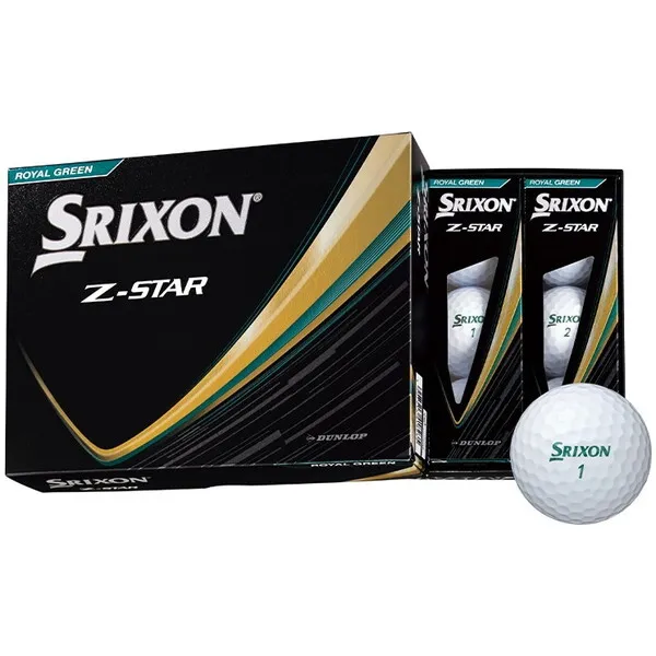 DUNLOP スリクソン Z-STAR ボール 2025年モデル ロイヤルグリーン 1ダース(12個入り)