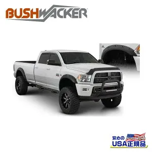 【BUSHWACKER ブッシュワーカー 正規品】マックスカバレッジポケットスタイル オーバーフェンダー フロントDodge Ram ダッジ ラム2500/3500 2010年～2018年