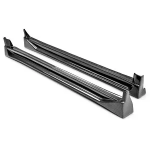 SEIBON セイボン カーボンサイドスカート CWスタイル 光沢仕上げ スバル インプレッサ GDA GDB GDF 2006～2007 2.5i/WRX リミテッド/WRX/WRX TR 海外仕様車 ※北海道・沖縄・離島は送料都度見積 ※個人宅