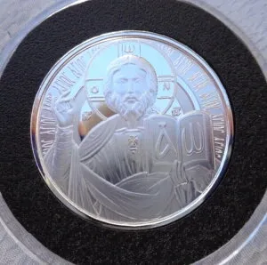 2023年サモア1/2オンスTHE TEACHER ジーザスコレクションプルーフ風コイン .999純銀