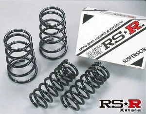 [RS-R_RS★R DOWN]L610S ムーヴ(4WD_660 TB_H7/9～H10/9)用車検対応ダウンサス[D012D]