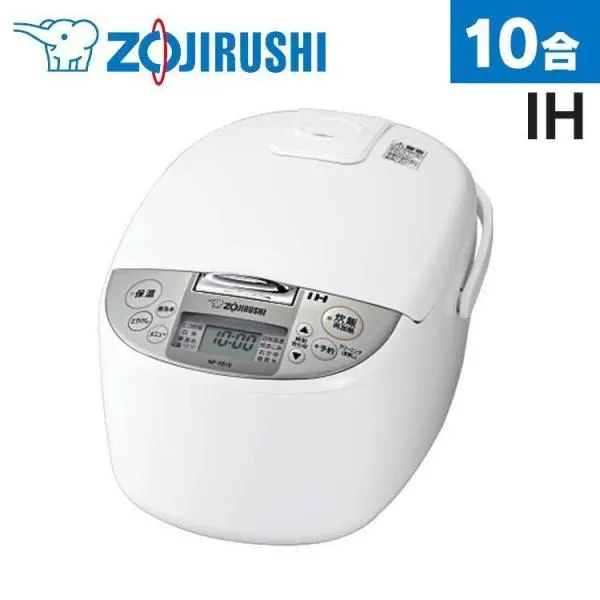 炊飯器 10合炊き 一人暮らし用 象印 10合 一升 ih炊飯器 家庭用 ih IH調理器 炊飯ジャー IH炊飯ジャー ホワイト NP-XB18-WA ZOJIRUSH