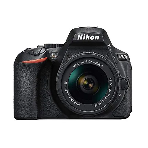 【整備済み品】 Nikon デジタル一眼レフカメラ D5600 AF-P 18-55 VR レンズキット ブラック D5600LKBK (整備済み品)