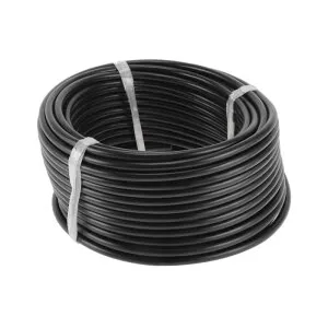 Partuto 1 Pcs 16AWG ユニバーサルグラウンドワイヤーカーラジオ、自動車、カースピーカーパワーワイヤーフルインシュレーション＆ソフトタッチジャケットTCブラック98FT 5コンダクター