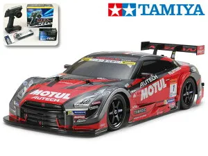 ！【TAMIYA/タミヤ】 58625 1/10 電動RC MOTUL AUTECH GT-R（TT-02シャーシ） ・サンワ：MX-6 コンピュータプロポ付フルセット+チャンプオリジナル：フルボールベアリング（未組立） ≪ラジコン≫