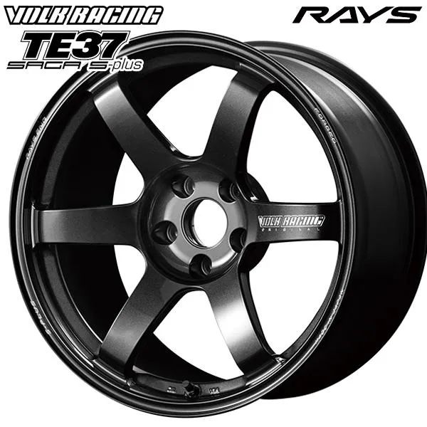 RAYS レイズ ボルクレーシング TE37 SAGA S-plus 18インチ 7.5J 5H114.3 +48 MM アルミホイール単品 1本 4本以上送料無料