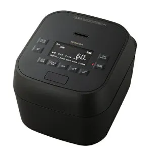 【メーカー在庫限り】東芝(TOSHIBA) 真空IHジャー炊飯器1.0L炊き(約0.5～5.5合)備長炭かまど丸釜 RC-10MGX(K) 4904530134333 RC-10MGX(W) 4904530134326