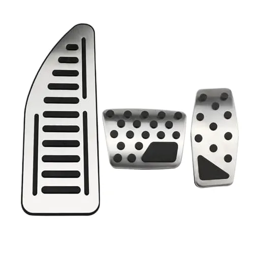 車のブレーペダル に適合するフィアット500X 2014 2015 2016 2017 2018 2019 2020アクセサリーステンレススチールカーアクセルペダルブレーキペダルカバーレストペダル(AT with Style 2 Rest)