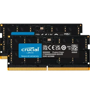 crucial ノートPC用増設メモリ 64GB(32GBx2枚)DDR5 5600MT/s CL46 SODIMM CT2K32G56C46S5【NE直】