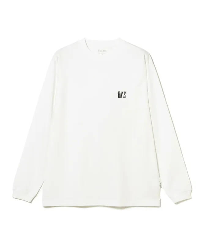 BMSロゴ ロングスリーブ Tシャツ Tシャツ・カットソー MEN WHITE XL