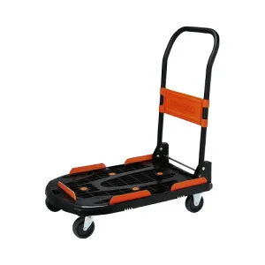 トラスコ中山 樹脂台車 新型カルティオ 780X490 黒 MPK-780-BK