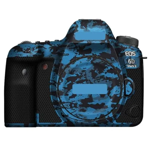 6DII カメラカバー スキンステッカー に適合する Canon EOS 6D Mark II アンチスクラッチ プロテクター フィルム スキン 保護 装飾 耐摩耗性 (ナイトブルー)