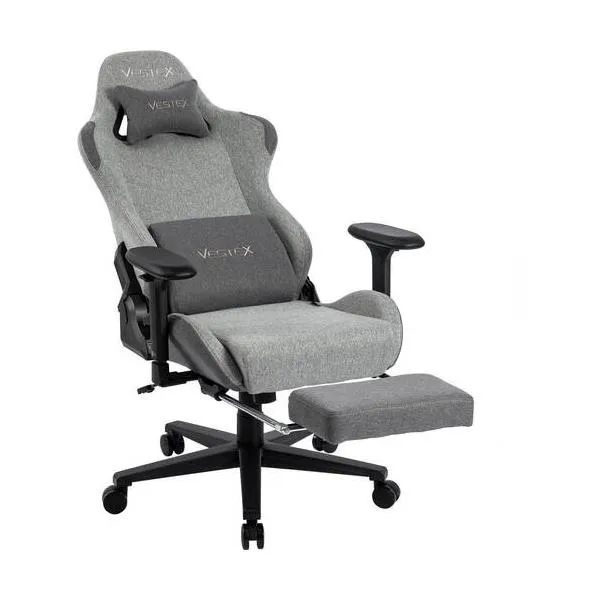 VESTEX S1 [VES-S1FTGY] フットレスト付き ゲーミングチェア グレー