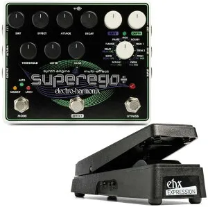 ELECTRO HARMONIX Superego Plus(Superego+)+純正エクスプレッションペダル Synth Engine / Multi Effect シンセエンジン / マルチエフェクト/国内正規品【送料無料】