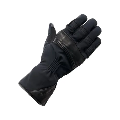 山城(yamashiro) IDEAL アイディール バイク用 ウィンター グローブ 防寒 透湿 防水 防風 秋 冬 プロテクター スマホ対応 タッチパネル対応 ID-117 REVIVE リヴァイヴ ブラック XLサイズ ID117BK/XL