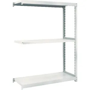 TRUSCO M2型軽中量棚 1760×450×H1500 3段 連結 ネオグレー 1台(M2-5643B-NG) 取り寄せ商品