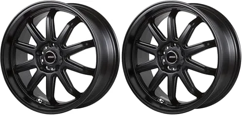 5ZIGEN FIREBALL RR アルミホイール 1本 18inch×7.5J +47 PCD100-5穴 マットブラック FIR8754750MB (× 2)