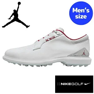 【送料無料】【メンズ】 ジョーダン Jordan Nike ナイキ ゴルフシューズ Jordan ADG 5 Golf Shoes （White/Metallic Silver/Blue Tint/Fire Red） FQ6642-101 スニーカー 靴 ゴルフ練習場 ゴルフコンペ