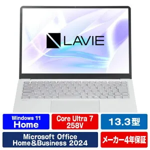 NEC 13．3型高性能ノートブック e angle select LAVIE SOL プラチナシルバー PC-S1375LAS-E5 [PCS1375LASE5]【RNH】【MPAP】