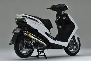 【国内メーカー Realize 】 ヤマハ シグナスX SR 125 ( EBJ-SEA5J / 2BJ-SED8J ) 2015年～2020年 4型 5型 国内モデル リアライズ イグジスト マフラー チタン サイレンサー 説明書付き バイク カスタム パー