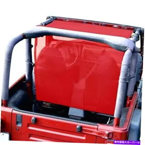 幌 Jeep Wrangler 97-06 Steinjager J0043634 Teddy Truckster Red Top Solar Screen For Jeep Wrangler 97-06 Steinjager J0043634 Teddy Truckster Red Top Solar Screen【並行輸入品】