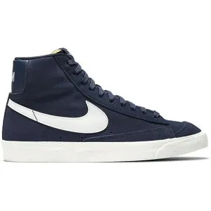 Nike ナイキ レディース スニーカー 【Nike Blazer 77 Mid Navy Suede (Women's)】 サイズ US_5.5(22.5cm) Blackened Blue/Summit White