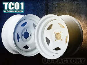 【本州送料無料】【CLS TC01】★17inch 8J（8J × 17インチ) PCD114.3/5H inset＋20★迫力の段付ディープリム/スチールホイール OEM-A15-020×2本 5穴 ESB