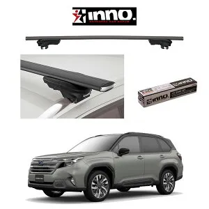 スバル フォレスター SUBARU FORESTER SL系 フラッシュレール付車 『車種別セット』INNO イノー システムキャリア エアロベース スルータイプ ルーフキャリア
