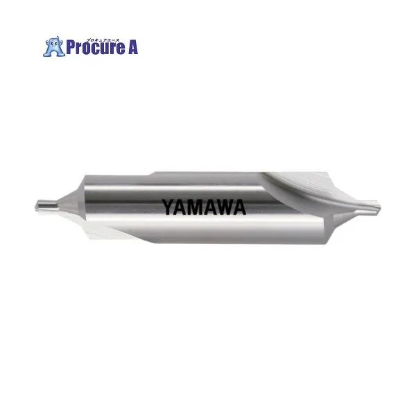 ヤマワ 弱ねじれ溝B形60° センタ穴ドリル 旧JIS2形 CD-S(II) 5X60°X22 ▼816-8029 CD-S-2-5X22 1本 ●MA515