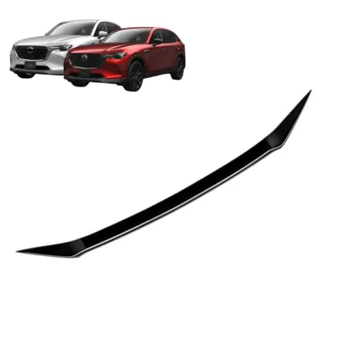 【Aobexalt】「マツダ CX-60 CX60 KH系 2022年～」に対応 フロントボンネットカバー グリルガーニッシュ 外装アクセサリー カーパーツ (光沢ありブラック)